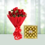 12-red-roses-ferrero-chocolates-flowershopindia