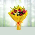 Send Flowers Bouquet 12 Red And Yellow Roses Gift Online in India Send Flowers Bouquet 12 Red And Yellow Roses Gift Online in India