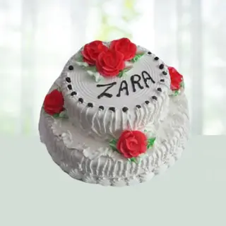 Order 2 Tier Pineapple Cake 2.5 Kg Gift Online in India