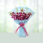 63-bouquet-12-purple-orchids-flowershopindia