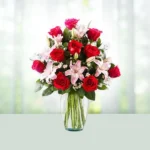 70-bouquet-10-red-or-pink-roses-6-pink-lilies-flowershopindia