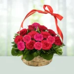 88-basket-10-red-roses-and-6-pink-carnations-flowershopindia