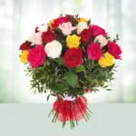 98-bouquet-35-mix-roses-flowershopindia