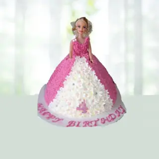 Order Doll Cream Cake 2 Kg Gift Online in India