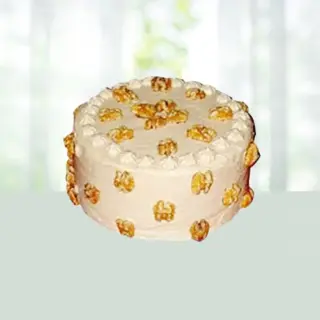 Order Eggless Butterscotch Cake Half Kg Gift Online in India