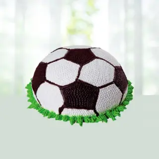 Order Football Shape Cake 2.5 Kg Gift Online in India