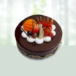 Order Fruit Chocolate Cake Half Kg Gift Online in India