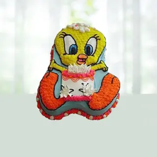 Order Tweety Bird Shape Cake 3 Kg Gift Online in India